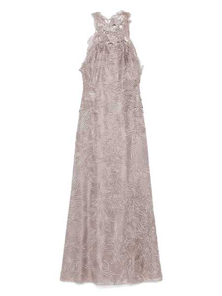 Rochii Alberta Ferretti Alberta Ferretti Lace Long Dress In Beige Beige Femei (BM 17495250) 1