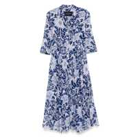 Rochii Samantha Sung Aster Printed Cotton Shirtdress Femei