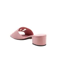 Sandale Dolce & Gabbana Dama - Sandale Dolce & Gabbana Dolce & Gabbana Calfskin Mule With Dg Logo PINK Femei (BM 17499066) - B-mall.ro