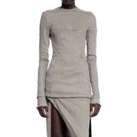 Tricouri Rick Owens Dama - Tricouri Rick Owens Rick Owens Drkshdw Long Sleeve Denim T-Shirt GREY Femei (BM 17499507) - B-mall.ro