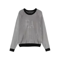 Pulovere Emporio Armani Logo Striped Sweater Femei