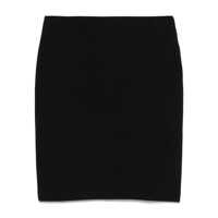 Fuste Emporio Armani Cotton Midi Skirt Femei