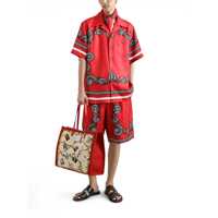 Pantaloni Dolce & Gabbana pentru Barbati - Pantaloni Dolce & Gabbana Dolce & Gabbana Red Silk Shorts RED Barbati (BM 17502864) - B-mall.ro