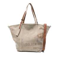 Genti de mana Golden Goose '24/7' Shopping Bag In Grey Cotton Femei