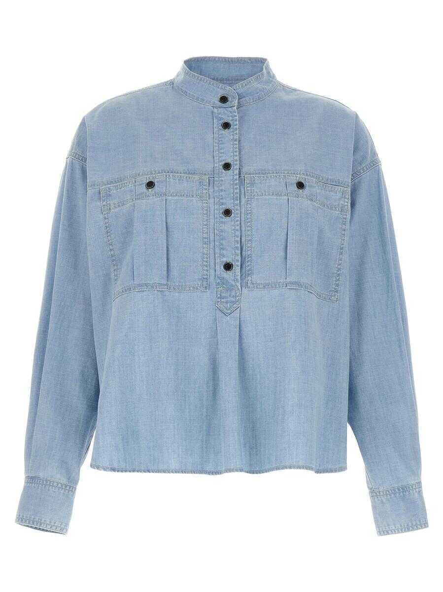 Camasi Isabel Marant Isabel Marant toile Vero Blouse BLUE Femei (BM 17503326) 1