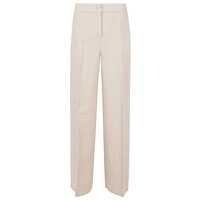 Pantaloni casual Via Masini 80 Linen Blend Trousers Femei