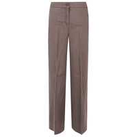Pantaloni casual Via Masini 80 Linen Blend Trousers Femei