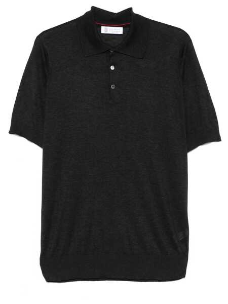 Tricouri Polo Brunello Cucinelli Brunello Cucinelli Polo Shirts GREY Barbati (BM 17507508) 1