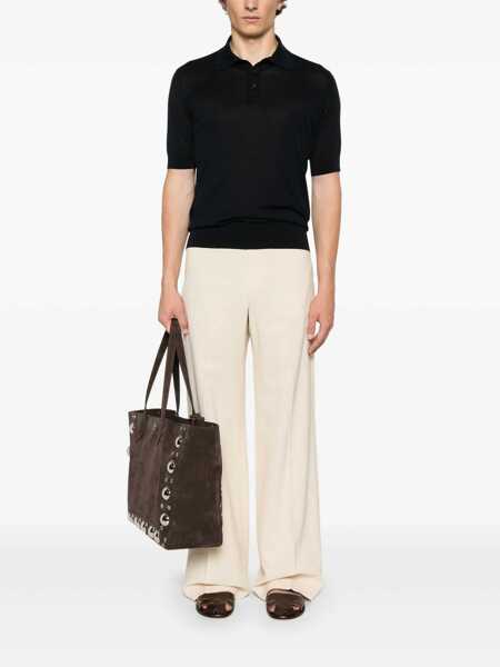 Tricouri Polo Brunello Cucinelli Brunello Cucinelli Polo Shirts BLUE Barbati (BM 17507598) 2