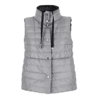 Imbracaminte Herno Dama - Geci Herno Black Reversible Sleeveless Vest With High Drawstring Neck In Tech Fabric Woman Black Femei (BM 17510325) - B-mall.ro