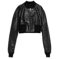 Geci Rick Owens Leather Outerwears Femei