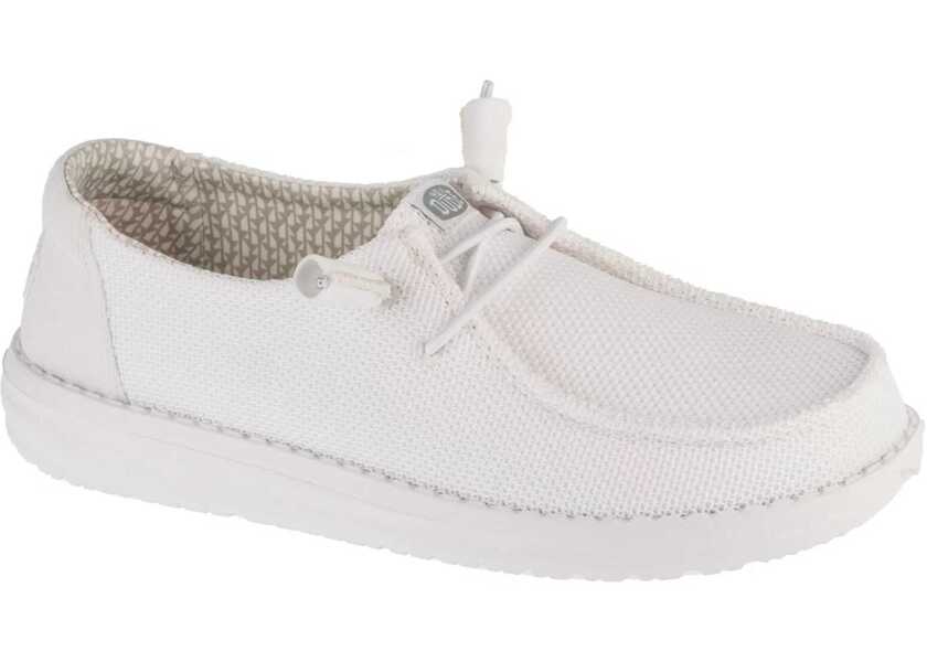 Sneakers Hey Dude Wendy Stretch Sox White Femei (BM 17515972) 1
