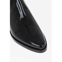 Bocanci casual pentru Fete - Bocanci casual FEAR OF GOD Patent Leather Chelsea Boots Heel 4 Cm Black Fete (BM 17516059) - B-mall.ro