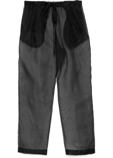 Pantaloni casual Khaite Trenton Pants BLACK Femei (BM 17516257) 1