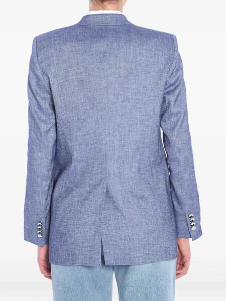 Sacouri Tagliatore Double-Breasted Jacket LIGHT BLUE Femei (BM 17516278) 4