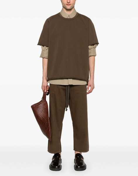 Tricouri UMA WANG Cotton T-Shirt BROWN Barbati (BM 17516419) 2