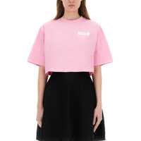 Tricouri Cropped T-Shirt With Logo Femei