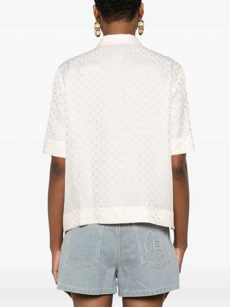 Bluze Fendi Ff Silk Shirt PINK Femei (BM 17516644) 4