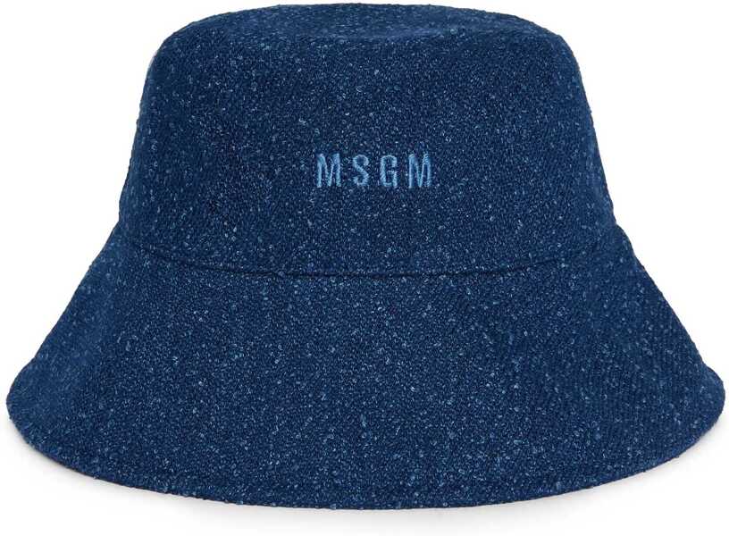 Palarii MSGM Hat With Logo DENIM Femei (BM 17516671) 1
