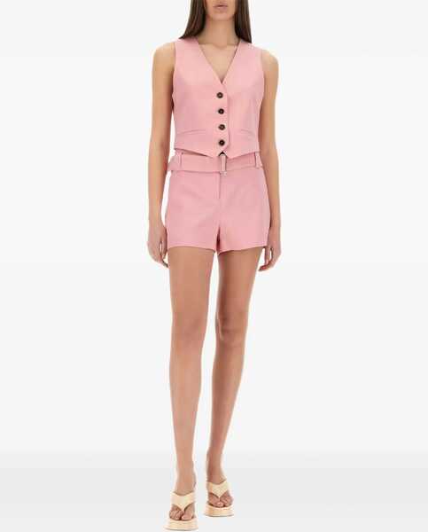 Pantaloni scurti MSGM Belted Shorts PINK Femei (BM 17516776) 2