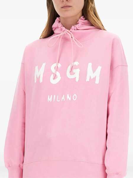 Bluze de trening MSGM Sweatshirt With Logo PINK Femei (BM 17516809) 3