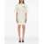 MSGM Short Dress With Logo IVORY