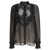 Valentino Garavani Silk long-sleeved shirt Black