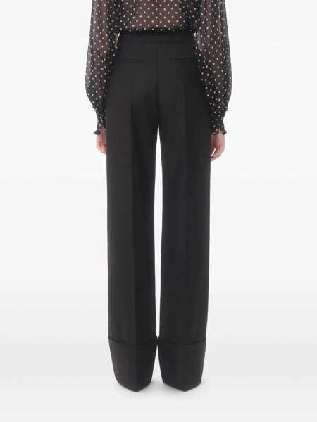 Pantaloni Valentino Garavani Wool tailored pants Black Femei (BM 17517261) 5