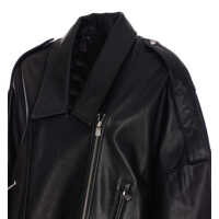 Geci Pinko Dama - Geci biker Pinko Pinko Confine Leather Biker Jacket Black Femei (BM 17517981) - B-mall.ro