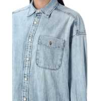 Camasi de blugi Ralph Lauren Dama - Camasi de blugi Ralph Lauren Polo Ralph Lauren Oversize Cotton Denim Shirt BLUE Femei (BM 17520165) - B-mall.ro
