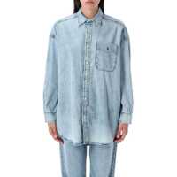 Camasi de blugi Polo Ralph Lauren Oversize Cotton Denim Shirt Femei