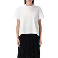 Tricouri Sacai Panelled T-Shirt Femei