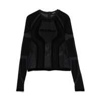 Topuri Misbhv Flock Mesh Sport Longsleeve Top Femei