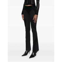 Imbracaminte Dama pagina 361 - Lenjerie intima MISBHV Misbhv Flock Mesh Sport Flared Pants Black Femei (BM 17520213) - B-mall.ro