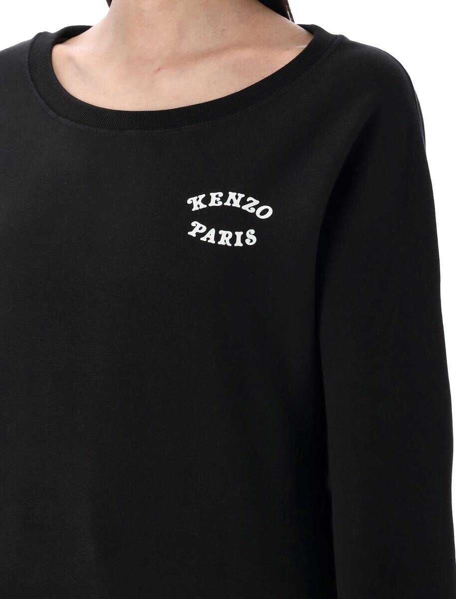 Pulovere Kenzo Kenzo Verdy Market Sweatshirt Black Femei (BM 17520411) 3