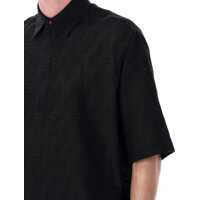 Camasi Fendi pentru Barbati - Camasi Fendi Fendi Ff Jacquard Shirt Black Barbati (BM 17520423) - B-mall.ro