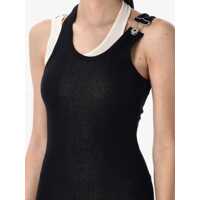 Rochii Jean Paul Gaultier Dama - Rochii Jean Paul Gaultier Jean Paul Gaultier Long Double Dress Black Femei (BM 17520531) - B-mall.ro