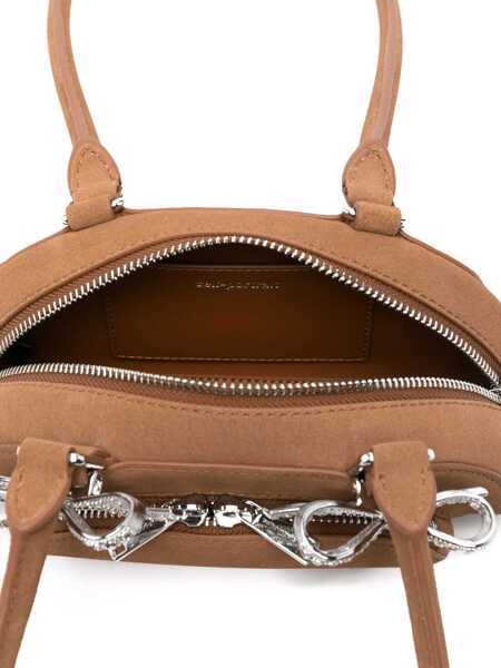 Genti de umar Self-Portrait Self-Portrait Curved Mini Shoulder Bag BROWN Femei (BM 17520549) 5