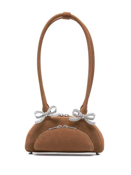 Genti de umar Self-Portrait Self-Portrait Curved Mini Shoulder Bag BROWN Femei (BM 17520549) 1