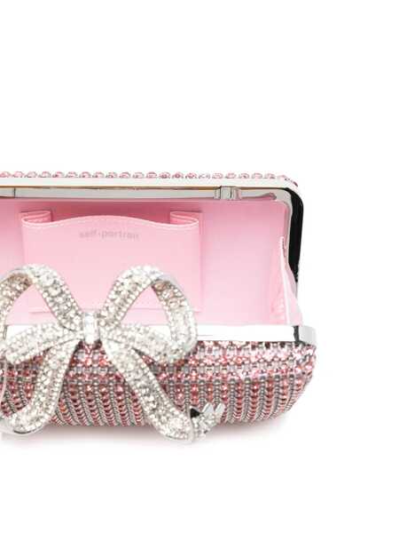 Genti de umar Self-Portrait Self-Portrait Crystal Box Clutch PINK Femei (BM 17520555) 5