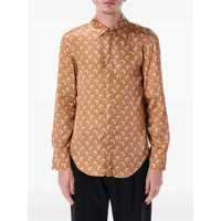 Camasi Marine Serre Moon Satin Shirt Femei