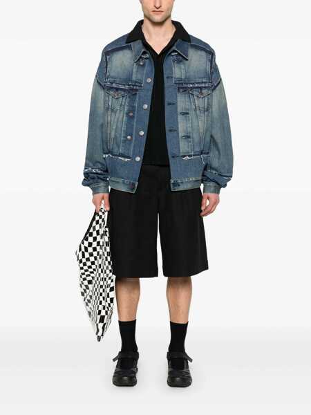 Geci JUNYA WATANABE Junya Watanabe Denim Jacket Blue Barbati (BM 17520600) 2