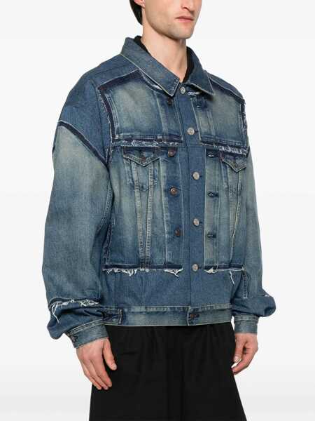 Geci JUNYA WATANABE Junya Watanabe Denim Jacket Blue Barbati (BM 17520600) 3