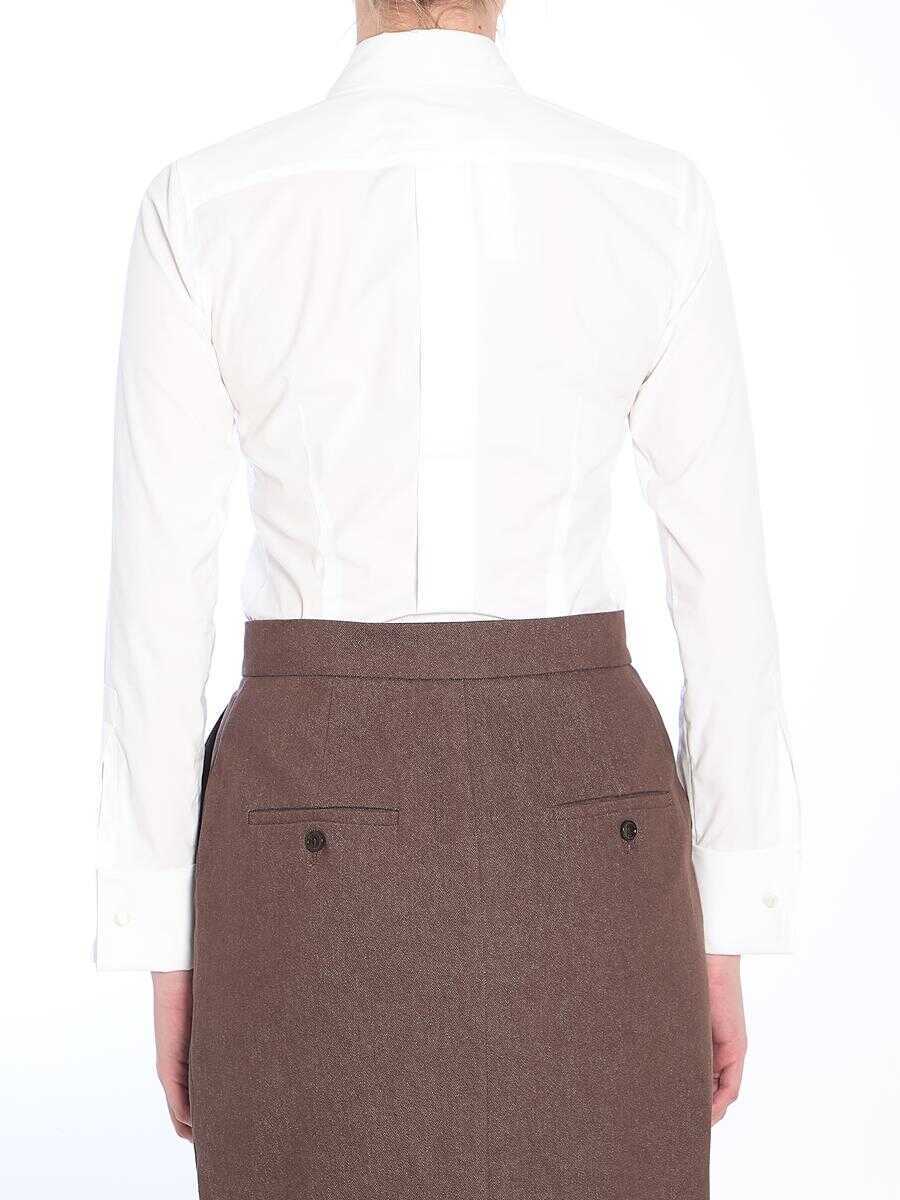 Body-uri Max Mara Bodysuit Shirt WHITE Femei (BM 17520909) 4