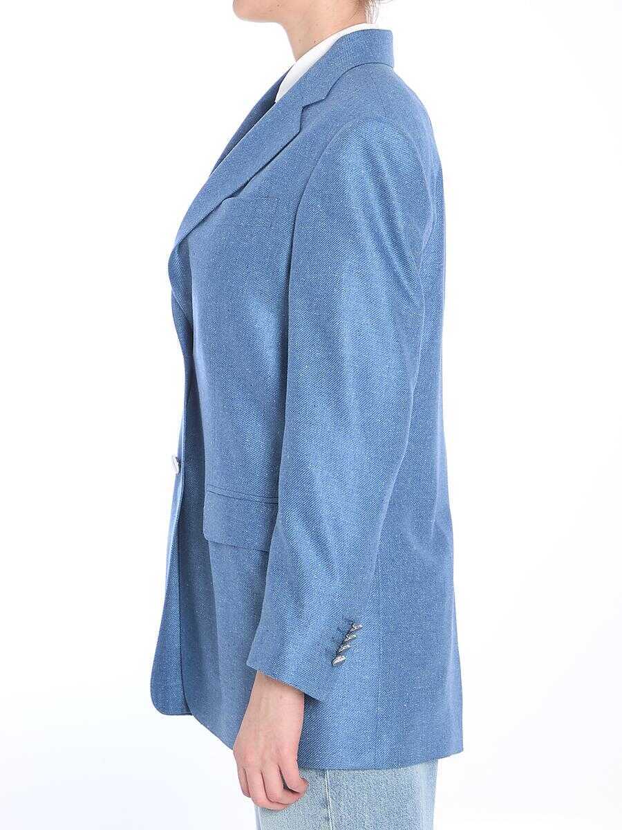 Geci Tagliatore Single-Breasted Jacket BLUE Femei (BM 17521254) 3