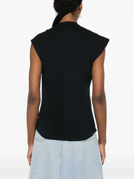 Topuri Isabel Marant Isabel Marant Nayda Topwear Black Femei (BM 17521506) 4