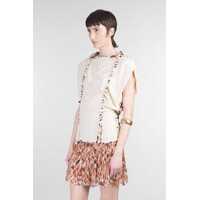 Topuri Isabel Marant Dama - Topuri Isabel Marant Isabel Marant Zohra Topwear Beige Femei (BM 17521677) - B-mall.ro