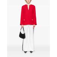 Topuri Valentino Garavani Dama - Bluze Valentino Garavani Valentino Garavani Valentino Garavani V Gold Blouse RED Femei (BM 17522055) - B-mall.ro