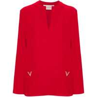 Bluze Valentino Garavani Valentino Garavani 'V Gold' Blouse Femei