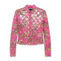 Camasi Versace Jeans Couture Pink Shirt With Sequins Femei